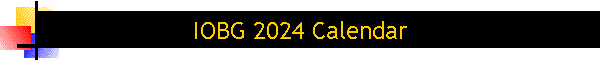 IOBG 2024 Calendar